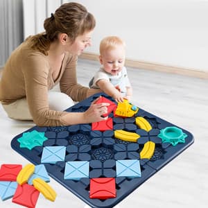 Hot Challenges Kids Brain Teaser Puzzle Logical Training Toys Road Blocks Construction Car Track Puzzle Toys Educational Game