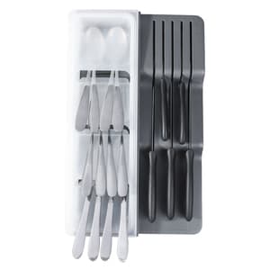 Amazon Best Selling Plastic Expandable Kitchen Silverware Drawer Knife Spoon Cutlery Organizer Storage Tray