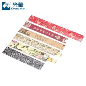 Wholesale Bamboo Chopsticks Paper Sleeve Custom Printed Wooden Chopsticks Paper Sleeve
