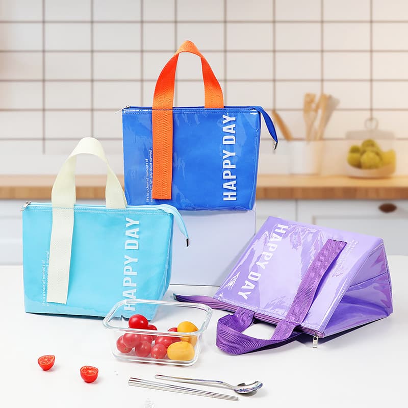 Qetesh Cooler Bag Lunch Box Bag Office Student Lunch Thickened Aluminum Foil Insulated Bag OEM ODM Factory Price Custom logo