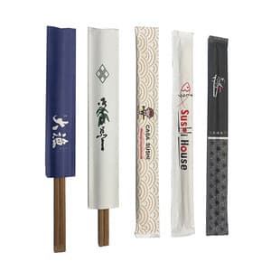 Custom Wholesale Bamboo Wooden Chopsticks/ Bamboo Chopsticks Logo Disposable