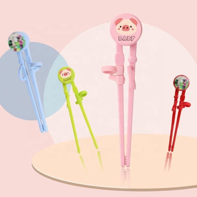 New Creative Children Learning Chopsticks Cartoon Training Chopsticks Children Tableware Practice Chopsticks Baby Tableware
