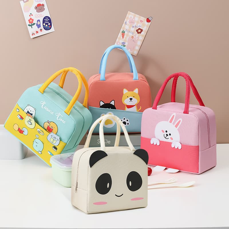 Customized Thickened Aluminum Foil Insulated Cooler Lunch Bags for Food
