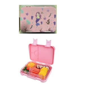 plastic storage box durable Orealmi lunch box insulated leakproof bento kids lunch box 4 compartment loncheras