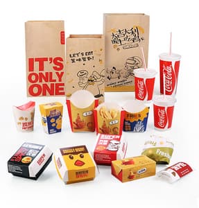 Lunch Bags Bag Paper Recycled Lunch Bags Take Away Bag With Logo Printed Brown Kraft Paper Bag