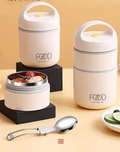 Insulated lunch box soup office worker insulated bucket small box soup cup Porridge cup soup pot kids school eating