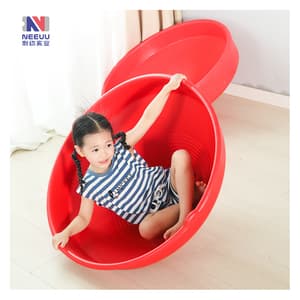 2022 Kindergarten child Sensory training equipment 360 degree rotating disc tumbler large balance gyroscope chair toys for Kids