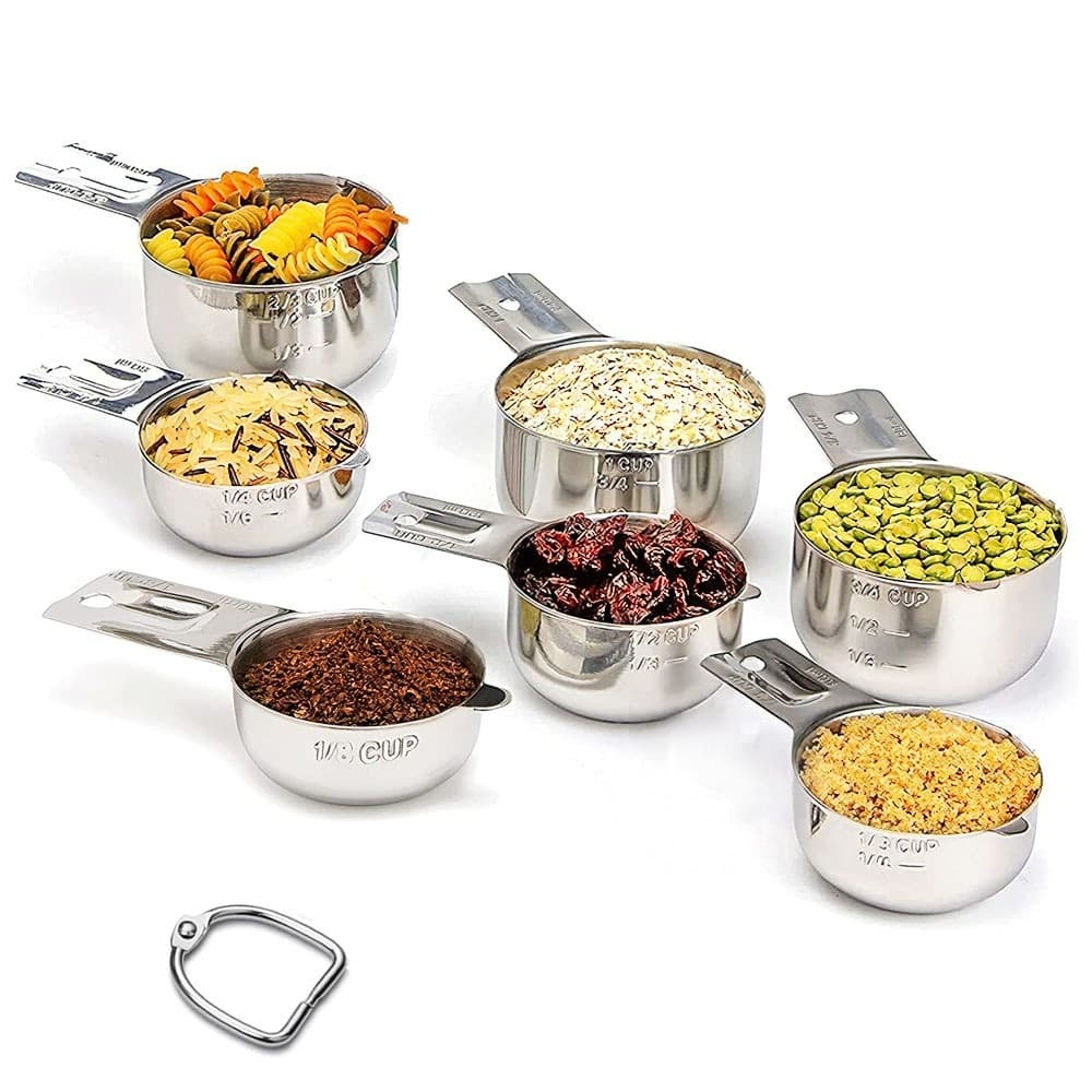 LifeTop New Design Food-Grade 18/8 Stainless Steel Measure Cup