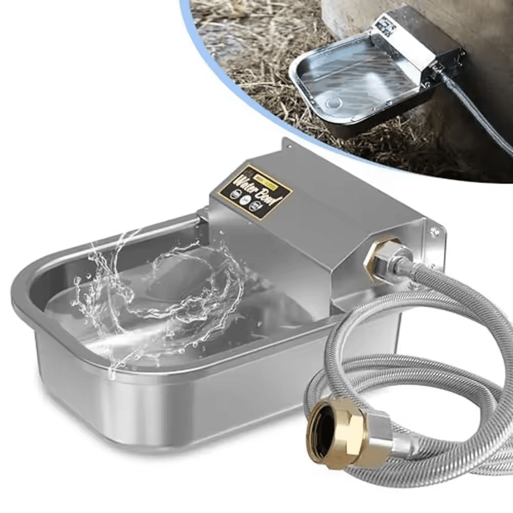 Automatic Stainless Steel Water Bowl for Cattle and Dogs