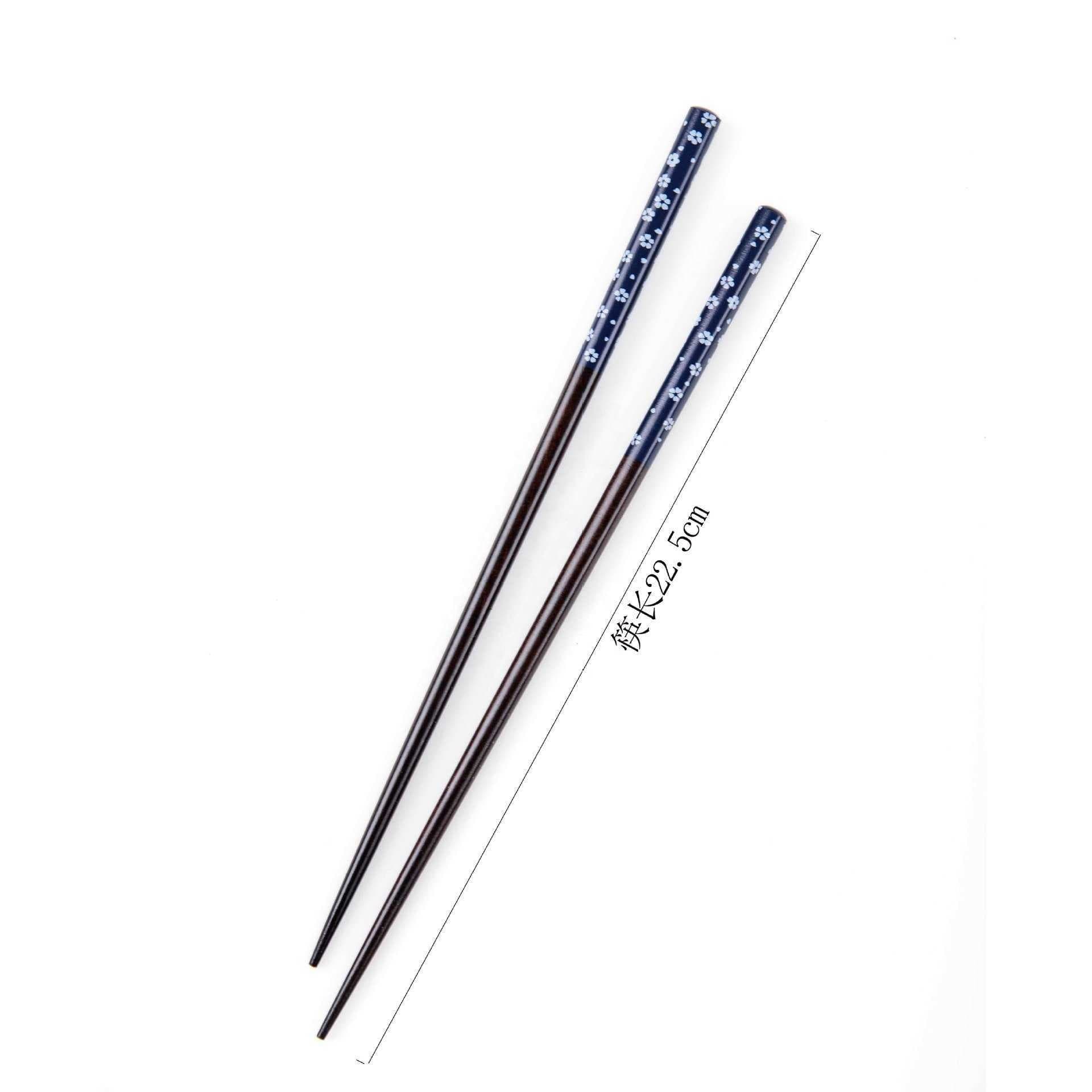 Wholesale Japanese Sakura SushiCouple ChopsticksPrinted Chopsticks  Japanese Pointed Chopsticks