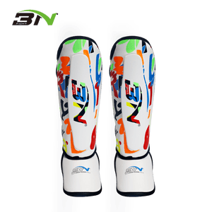 BN Doodle Kids Shin Guards for Boxing Training MMA Fighting Muay Thai Instep Leg Pads Protective