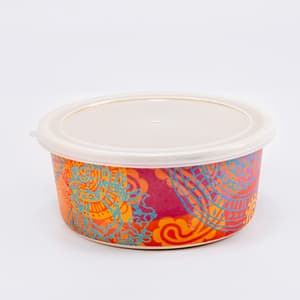 Explosion China Bamboo Fiber + Pp Vacuum Insulated Lunch Box For Office