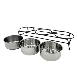 Elevated Pet Bowl Dog Bowl With Steel Rack