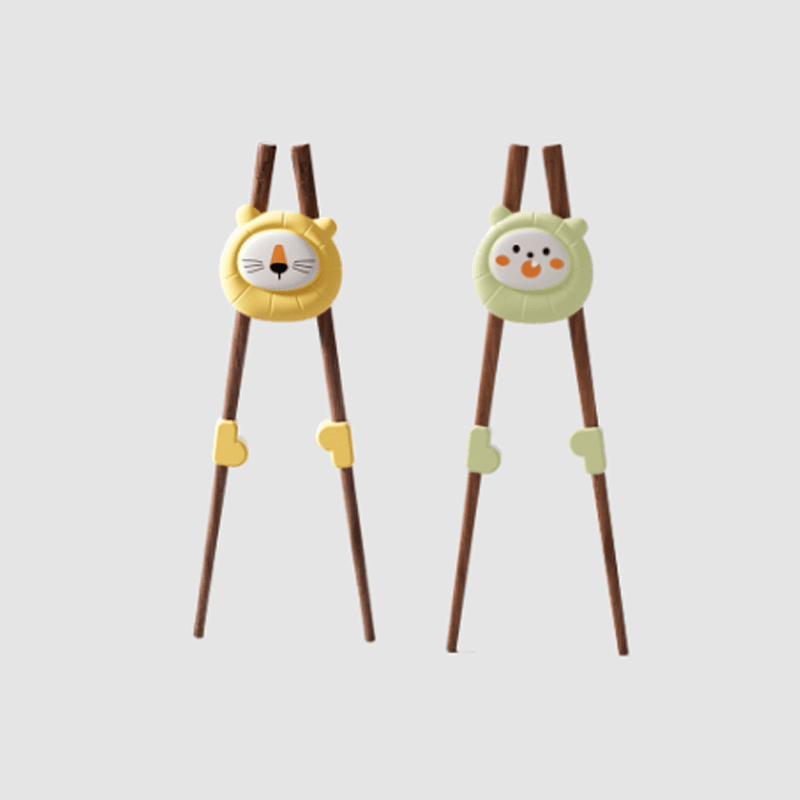OEM & ODM Christmas Tableware Eco-friendly Bamboo Chopsticks Baby Feeding Training Chopsticks for Kids Infant