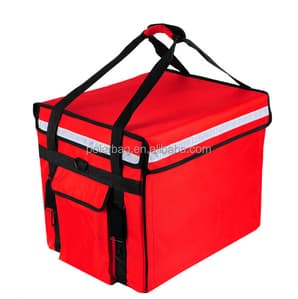 43L reusable EPP foam thermal insulated pizza lunch delivery box for scooter