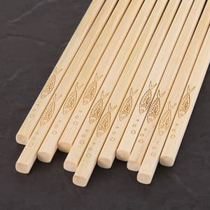 Estick Sets Box Oak Wooden Reusable Logo Portable Cloth Bag Chinese Chopsticks For Bamboo Chopsticks
