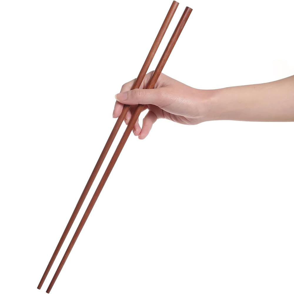 Wooden Kitchen Cooking Frying Chopsticks Beech Wood Extra Long Chopsticks for Cooking Noodles Pasta Spaghetti Chopsticks