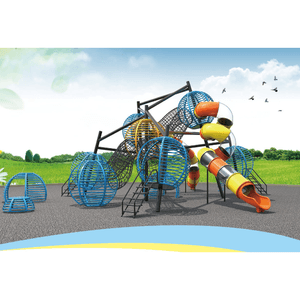 new design Children decor theme park playground kids outdoor training garden climbing net play area for sale