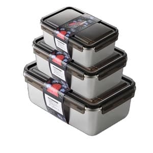 high quality bento lunch box bowl-shaped lid stainless steel insulated lunch box food container