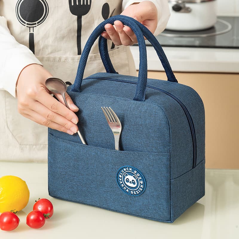 Wholesale Waterproof Oxford Takeaway Insulated Kids Lunch Bento Bag Thermal Insulation Portable Picnic Cooler Meal Bags