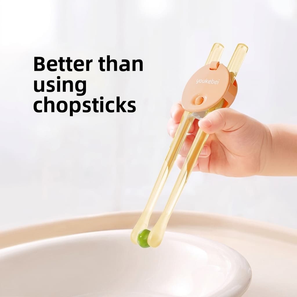 Eco-Friendly Baby Products Bpa Free PPSU Minimalist Practice Eating Tableware Sets Children's Training Chopsticks Feeding Set