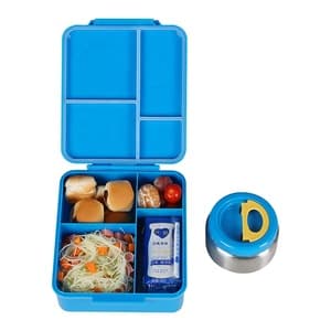 Aohea bento lunch box with insulated thermos for kids school lunchbox