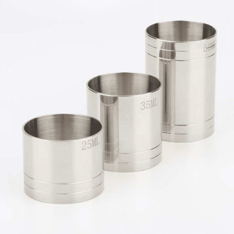 25ML 35ML 50ML bar Tools Stainless Steel Measuring Cups Custom