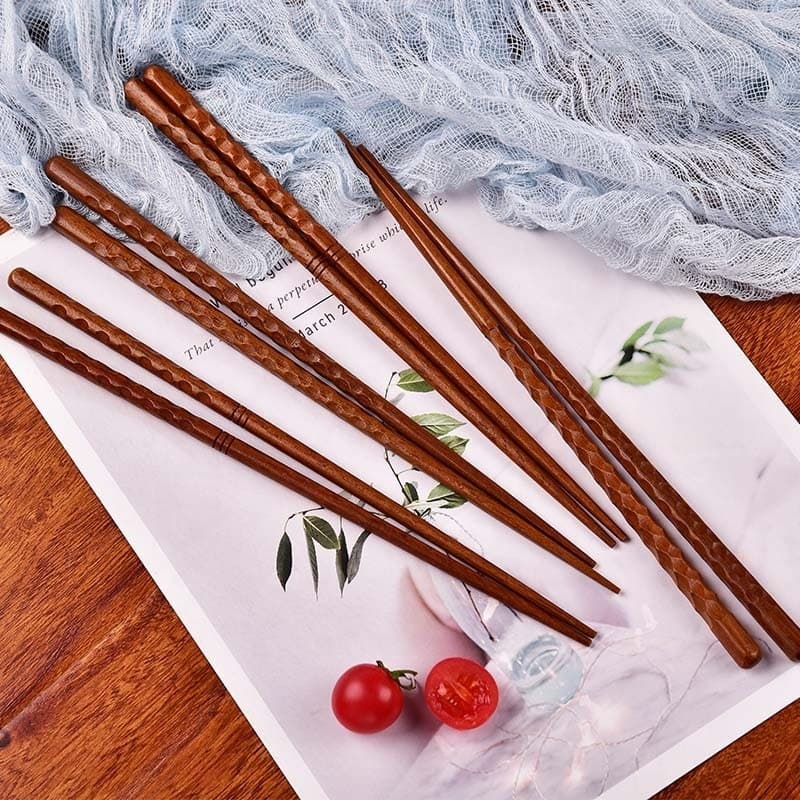 Personalized Wooden Chopsticks for Wedding Favors Natural Design Custom Size Wooden Chopsticks