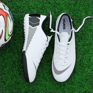 Shoes Men Soccer Shoes Kids Non-Slip Training Football Breathable Sports Shoes Athletic Soccer Unisex Sneaker Shoes