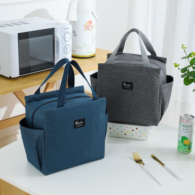 Portable Customized Office Workers Food Cooler Insulated Lunch Bag School Lunch Bag Thermos Lunch Bag