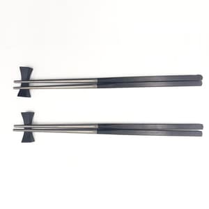 TITO Hot Sale Chopsticks Non-stainless steel metal titanium and wood splicing chopsticks Sushi Chopsticks