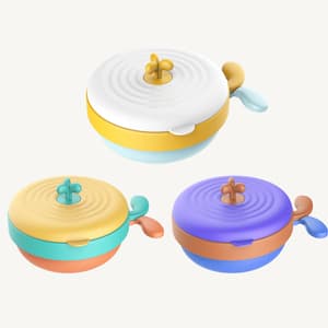 take away 3 compartment lunch packing boxes insulated kid school lunch box