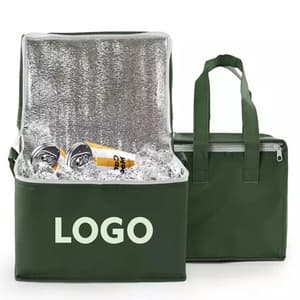 Reusable Grocery Supermarket Picnic Insulated Cooler Bag With Logo Printed Eco-friendly Waterproof Food Lunch Beer Cooler Bags