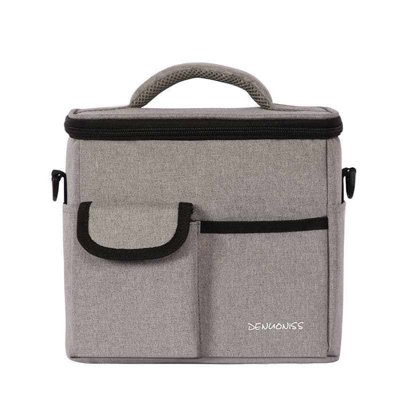 Wholesale OEM Reusable Oxford Summer Fashion Lunch Cooler Bags Thermal Waterproof Insulated Outdoor Zipper Closure