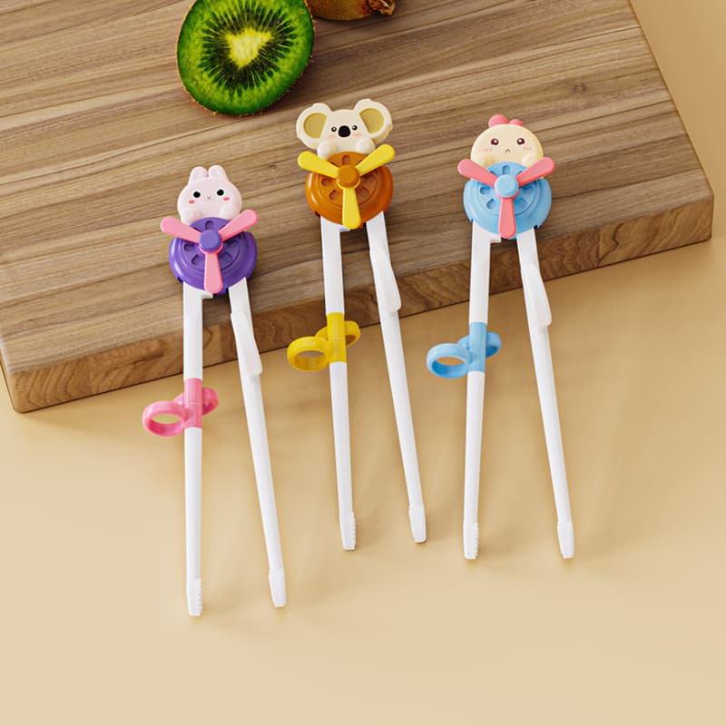 Jiayi Baby Cartoon Tableware Set Learning Chopsticks for Eating Practice Supplementary Dining Supplies for Children's Meal Time