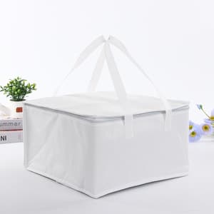 Customized in stock thermal bags delivery cooler delivery bags insulated cake cooler tote bag box for delivery
