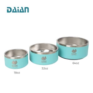 18OZ Raised Dog Bowl Pet Bowl Stainless Steel Travel Dog Food Cat Bowls
