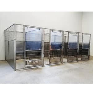 STAINLESS STEEL DOG KENNELS