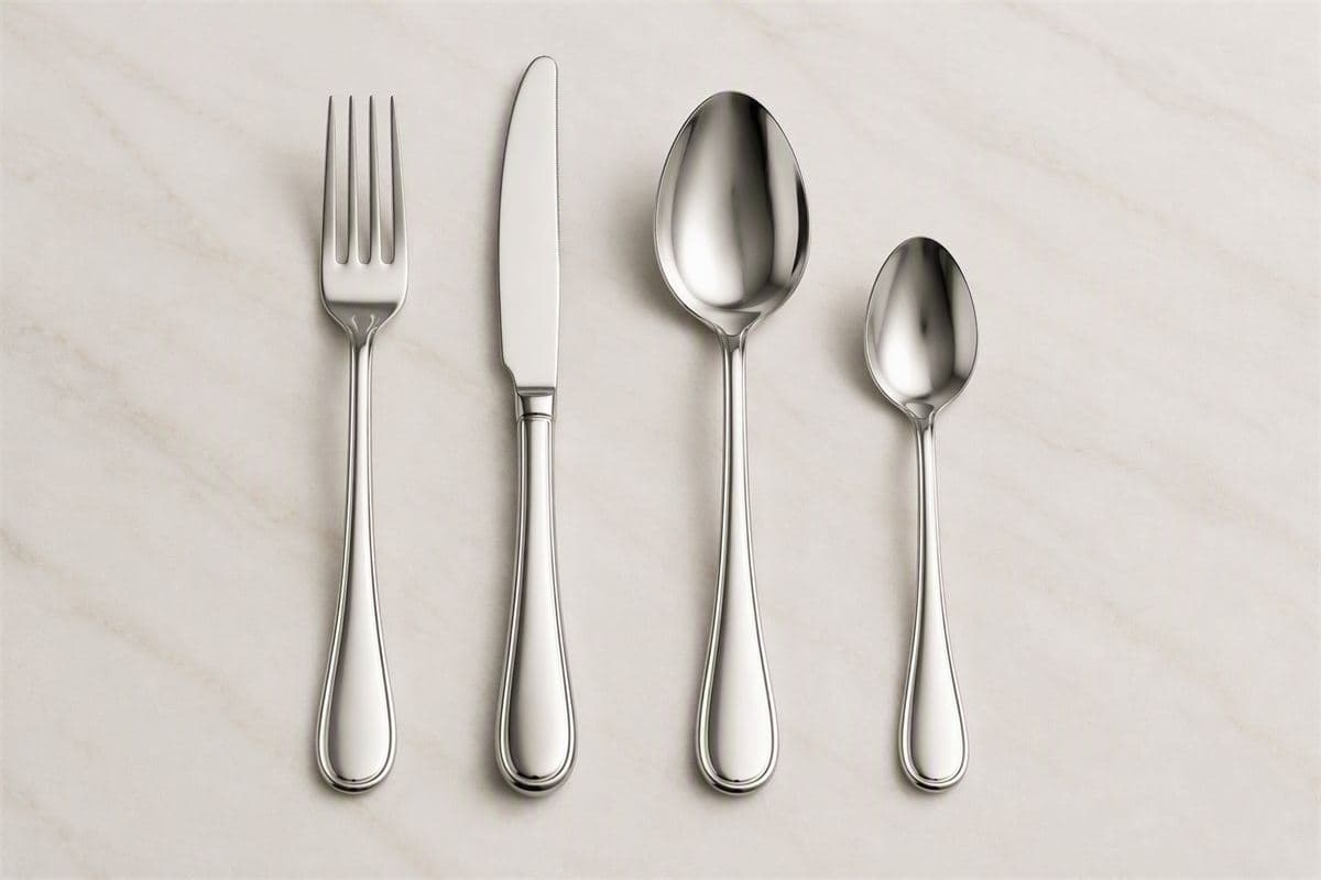 stainless steel silverware set banner