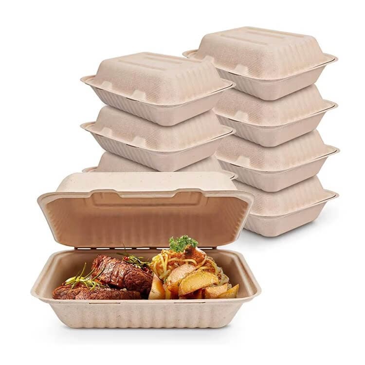 disposable to-go bento boxes